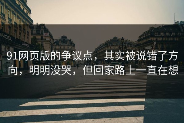 91网页版的争议点，其实被说错了方向，明明没哭，但回家路上一直在想