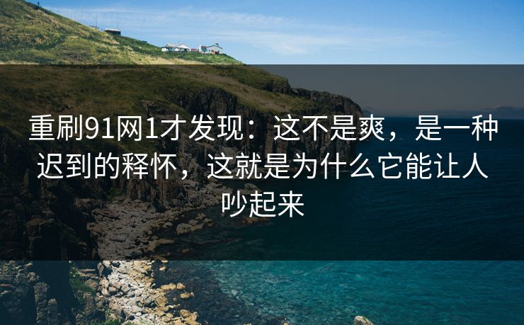 重刷91网1才发现:这不是爽,是一种迟到的释怀,这就是为什么它能让人吵起来 重刷91网1才发现:这不是爽,是一种迟到的释怀,这就是为什么它能让人吵起来